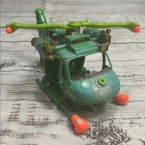Vintage 1990 Teenage Mutant Ninja Turtles Turtlecopter Vehicle Incomplete